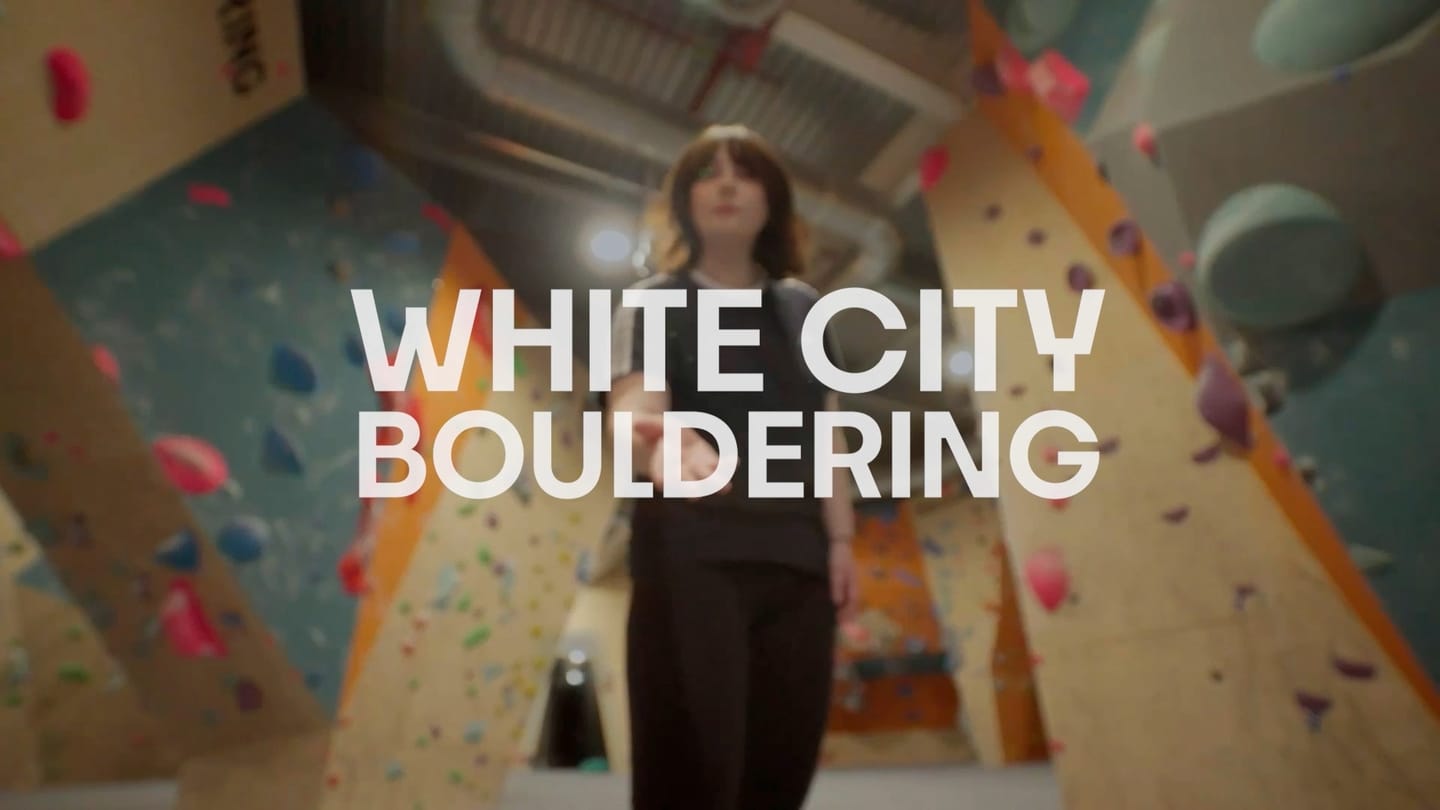 Still from “White City Bouldering”